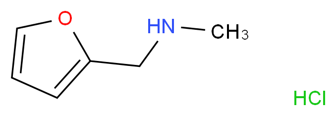 (furan-2-ylmethyl)(methyl)amine hydrochloride_分子结构_CAS_4753-75-7