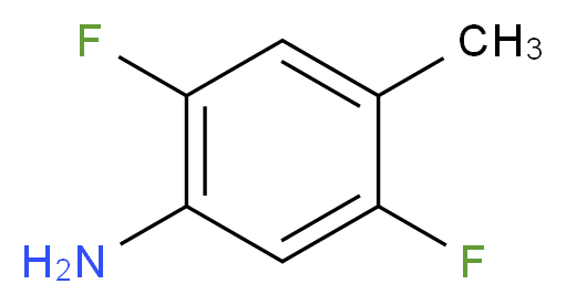2,5-Difluoro-4-methylaniline_分子结构_CAS_878285-14-4)