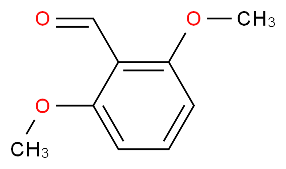 2,6-dimethoxybenzaldehyde_分子结构_CAS_3392-97-0