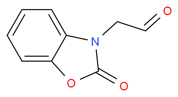 (2-oxo-1,3-benzoxazol-3(2H)-yl)acetaldehyde_分子结构_CAS_13610-81-6)