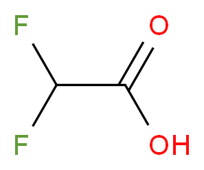 2,2-difluoroacetic acid_分子结构_CAS_381-73-7