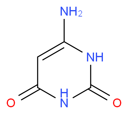 6-Aminouracil_分子结构_CAS_873-83-6)