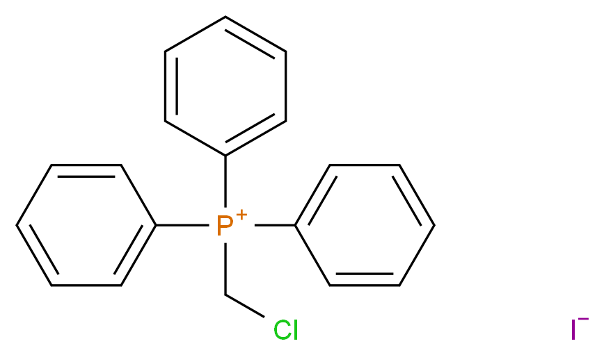 (chloromethyl)triphenylphosphanium iodide_分子结构_CAS_68089-86-1