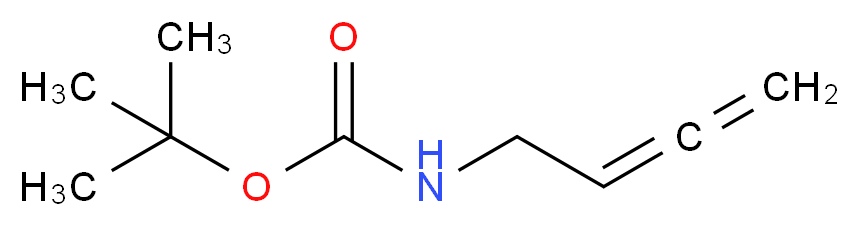 tert-butyl N-(buta-2,3-dien-1-yl)carbamate_分子结构_CAS_92136-43-1