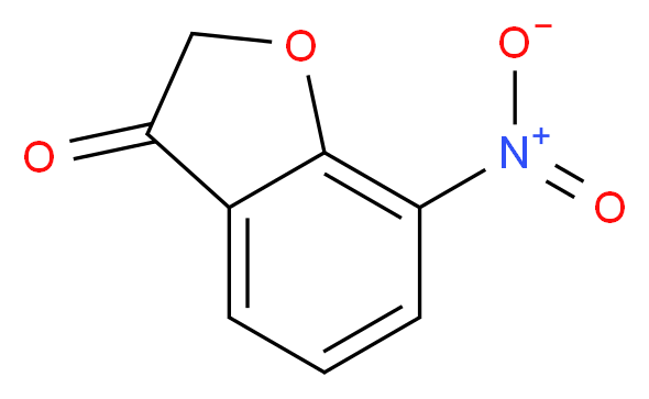 7-nitro-2,3-dihydro-1-benzofuran-3-one_分子结构_CAS_164915-57-5