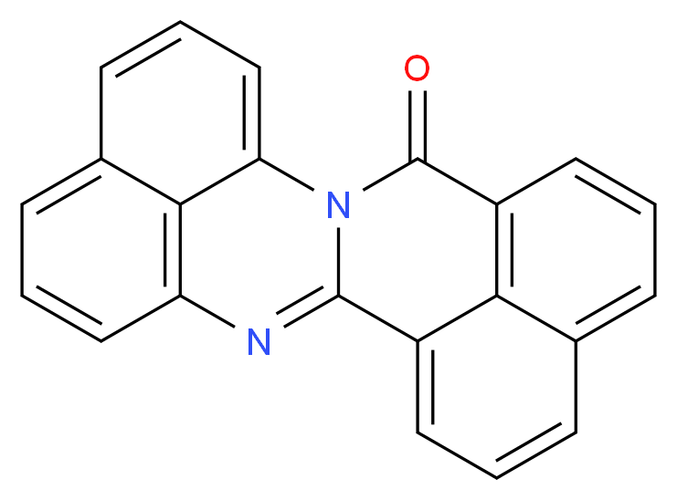 14H-Benzo[4,5]isoquinolino[2,1-a]perimidin-14-one_分子结构_CAS_6829-22-7)