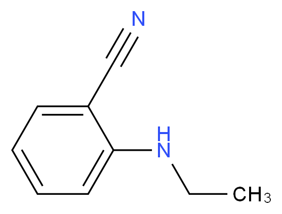 2-(Ethylamino)benzonitrile_分子结构_CAS_30091-24-8)