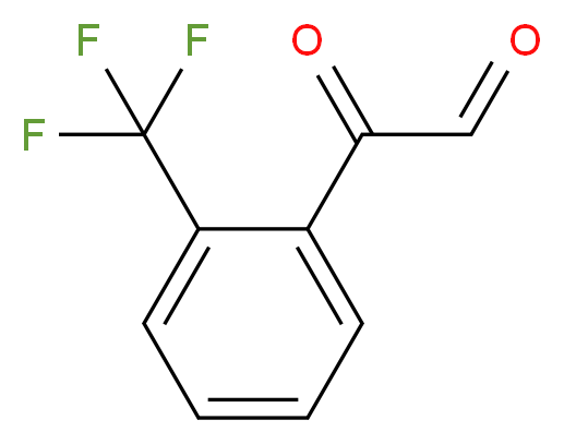 2-oxo-2-[2-(trifluoromethyl)phenyl]acetaldehyde_分子结构_CAS_745783-91-9