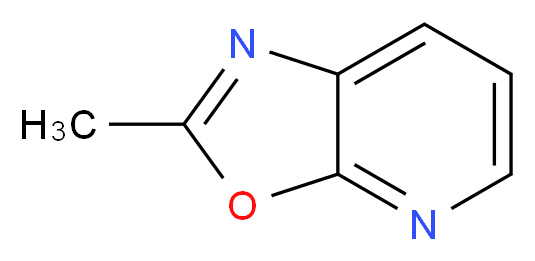 2-methyl-[1,3]oxazolo[5,4-b]pyridine_分子结构_CAS_91813-42-2