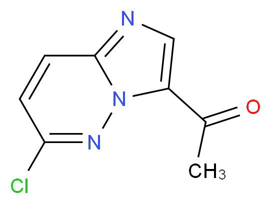 1-{6-chloroimidazo[1,2-b]pyridazin-3-yl}ethan-1-one_分子结构_CAS_90734-71-7