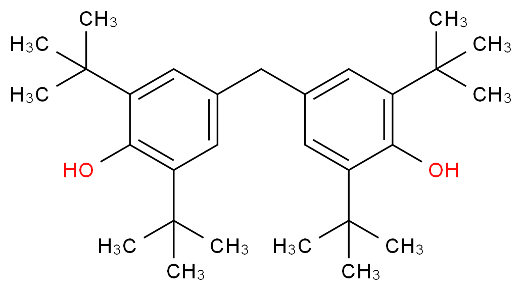 4,4'-METHYLENEBIS (2,6-di-tert-BUTYLPHENOL)_分子结构_CAS_118-82-1)