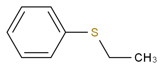 (ethylsulfanyl)benzene_分子结构_CAS_622-38-8