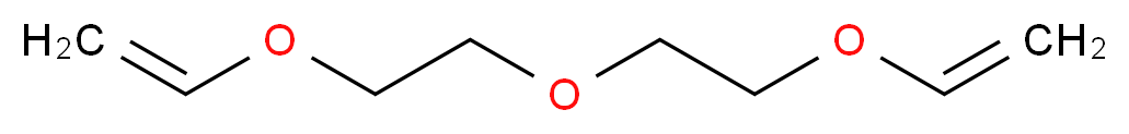 {2-[2-(ethenyloxy)ethoxy]ethoxy}ethene_分子结构_CAS_764-99-8