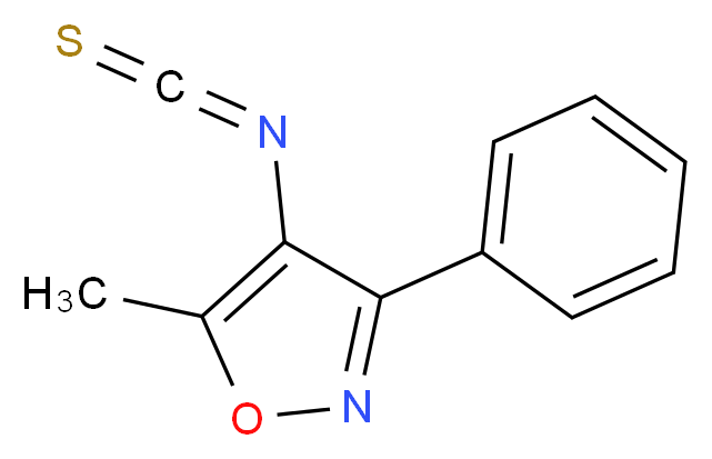 5-methyl-3-phenyl-4-isoxazolyl isothiocyanate_分子结构_CAS_306934-97-4)