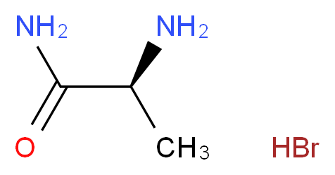 L-丙氨酰胺 氢溴酸盐_分子结构_CAS_102029-80-1)