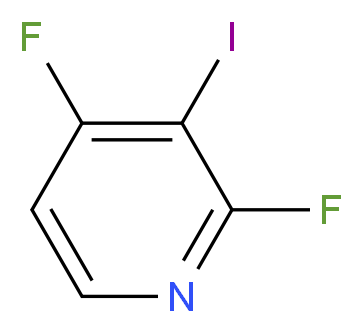2,4-Difluoro-3-iodopyridine_分子结构_CAS_837364-88-2)