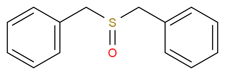 (phenylmethanesulfinylmethyl)benzene_分子结构_CAS_621-08-9