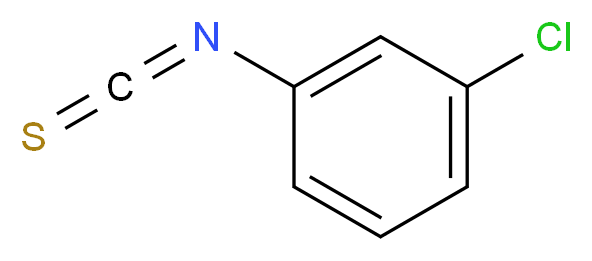 1-chloro-3-isothiocyanatobenzene_分子结构_CAS_2392-68-9