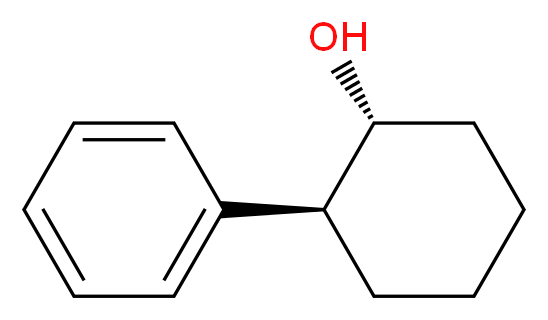 (1R,2S)-2-phenylcyclohexan-1-ol_分子结构_CAS_2362-61-0