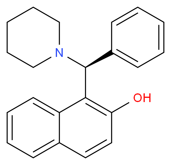 1-((S)-PHENYL(PIPERIDIN-1-YL)METHYL)NAPHTHALEN-2-OL_分子结构_CAS_500352-92-1)