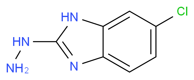 6-Chloro-2-hydrazino-1H-benzimidazole_分子结构_CAS_99122-11-9)