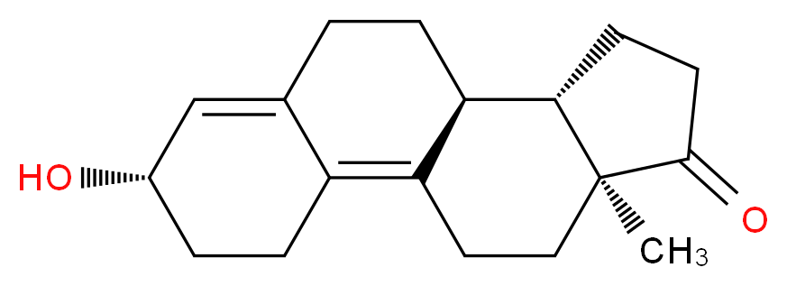 (5S,10S,11S,15S)-5-hydroxy-15-methyltetracyclo[8.7.0.0<sup>2</sup>,<sup>7</sup>.0<sup>1</sup><sup>1</sup>,<sup>1</sup><sup>5</sup>]heptadeca-1,6-dien-14-one_分子结构_CAS_19671-53-5