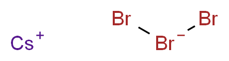 caesium(1+) ion tribroman-2-uide_分子结构_CAS_14023-00-8