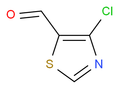 4-chloro-1,3-thiazole-5-carbaldehyde_分子结构_CAS_104146-17-0