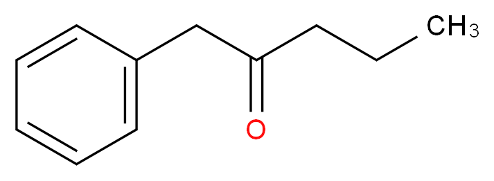 1-phenylpentan-2-one_分子结构_CAS_)