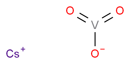 CESIUM VANADATE_分子结构_CAS_14644-55-4)