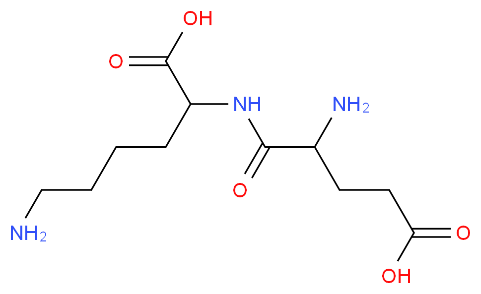 6-amino-2-(2-amino-4-carboxybutanamido)hexanoic acid_分子结构_CAS_5891-53-2