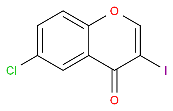 6-Chloro-3-iodochromone_分子结构_CAS_73220-39-0)