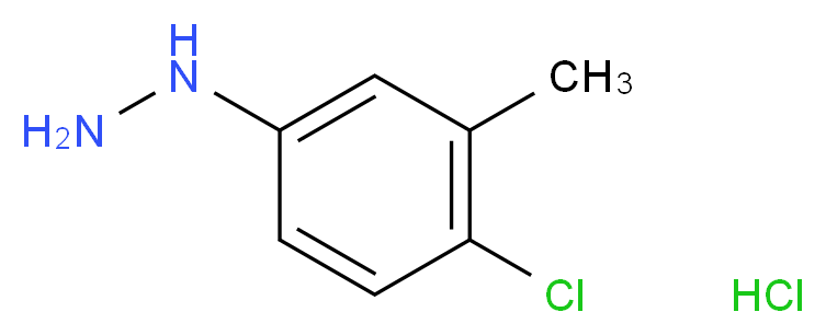 4-Chloro-3-methylphenylhydrazine hydrochloride_分子结构_CAS_221687-08-7)