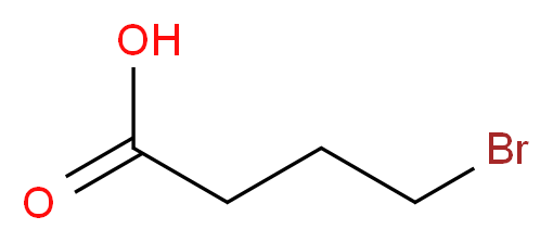 4-bromobutanoic acid_分子结构_CAS_2623-87-2