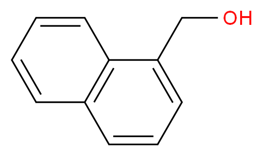 naphthalen-1-ylmethanol_分子结构_CAS_4780-79-4