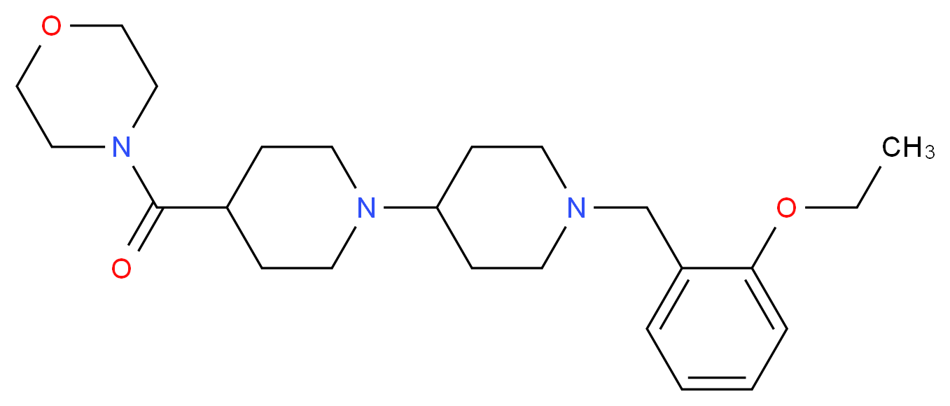 1'-(2-ethoxybenzyl)-4-(4-morpholinylcarbonyl)-1,4'-bipiperidine_分子结构_CAS_)