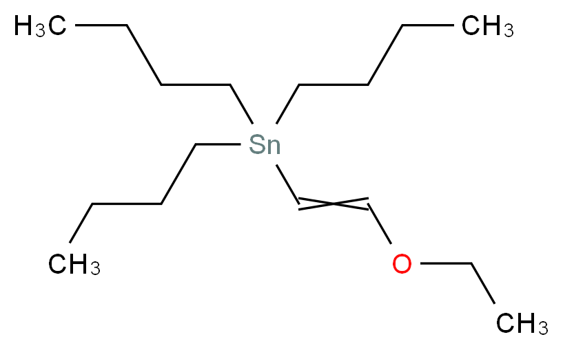 (Z)-1-Ethoxy-2-(tributylstannyl)ethylene_分子结构_CAS_64724-29-4)