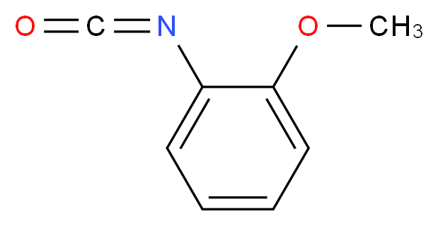 1-isocyanato-2-methoxybenzene_分子结构_CAS_700-87-8