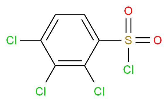 2,3,4-trichlorobenzene-1-sulfonyl chloride_分子结构_CAS_34732-09-7)