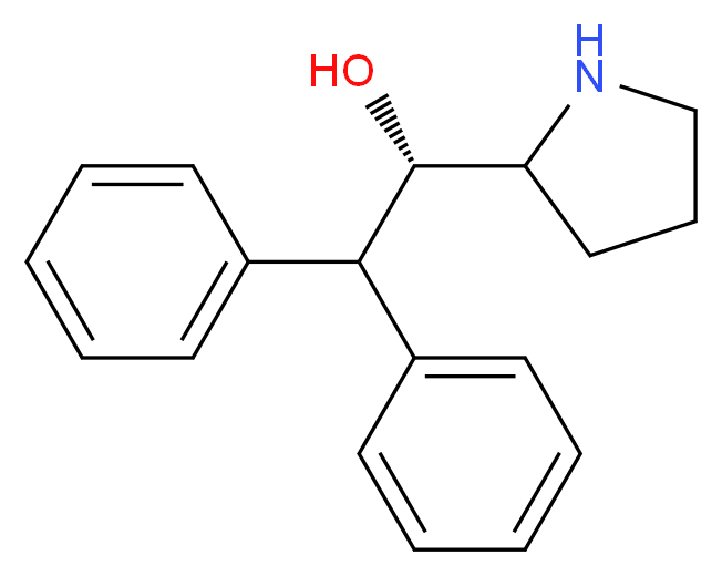 (S)-Alpha,Alpha-Diphenylmethylprolinol_分子结构_CAS_110529-22-1)