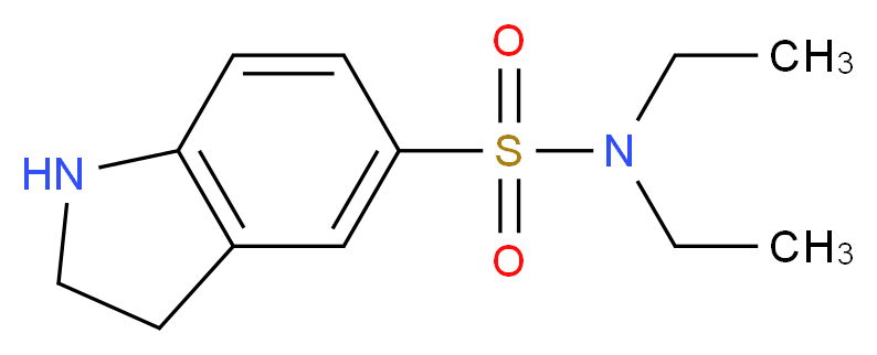 N,N-Diethylindoline-5-sulfonamide_分子结构_CAS_)