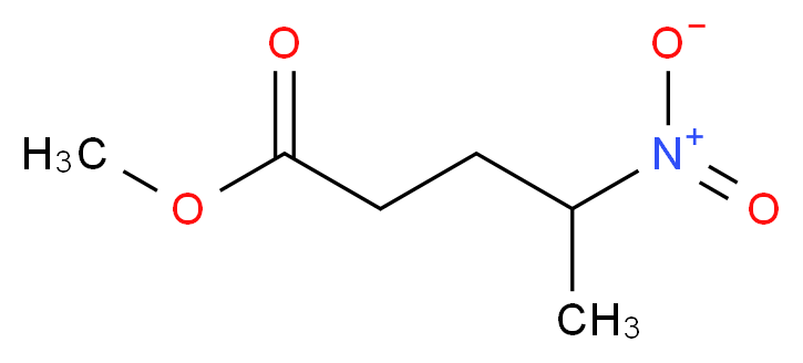 methyl 4-nitropentanoate_分子结构_CAS_10312-37-5