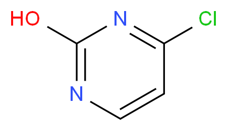 4-Chloro-pyrimidin-2-ol_分子结构_CAS_)