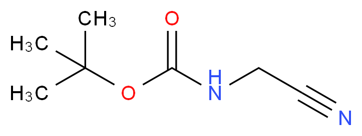 tert-Butyl (cyanomethyl)carbamate_分子结构_CAS_85363-04-8)