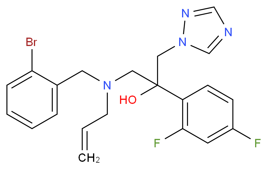 Cytochrome P450 14a-demethylase inhibitor 1h_分子结构_CAS_1155361-06-0)