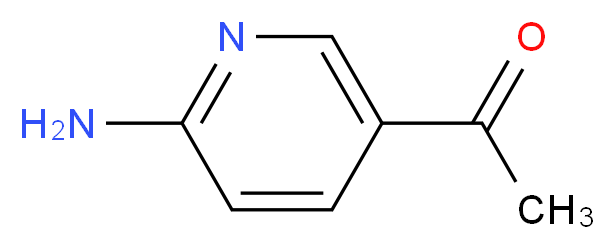 1-(6-aminopyridin-3-yl)ethan-1-one_分子结构_CAS_19828-20-7
