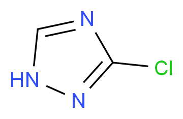 3-Chloro-1H-1,2,4-triazole_分子结构_CAS_6818-99-1)