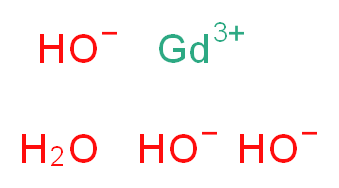 gadolinium(3+) ion hydrate trihydroxide_分子结构_CAS_100634-91-1