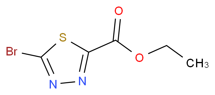 ethyl 5-bromo-1,3,4-thiadiazole-2-carboxylate_分子结构_CAS_1030613-07-0