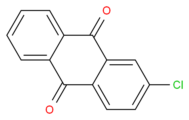 2-Chloroanthracene-9,10-dione_分子结构_CAS_131-09-9)